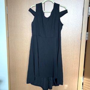 DONATED POGTMM black, off-the-shoulder/cold-shoulder , black dress. Size XXL